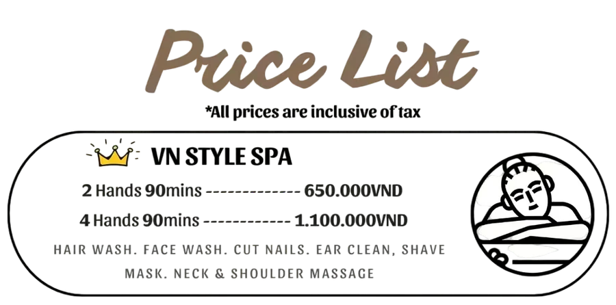 Bảng giá — VN Style Spa