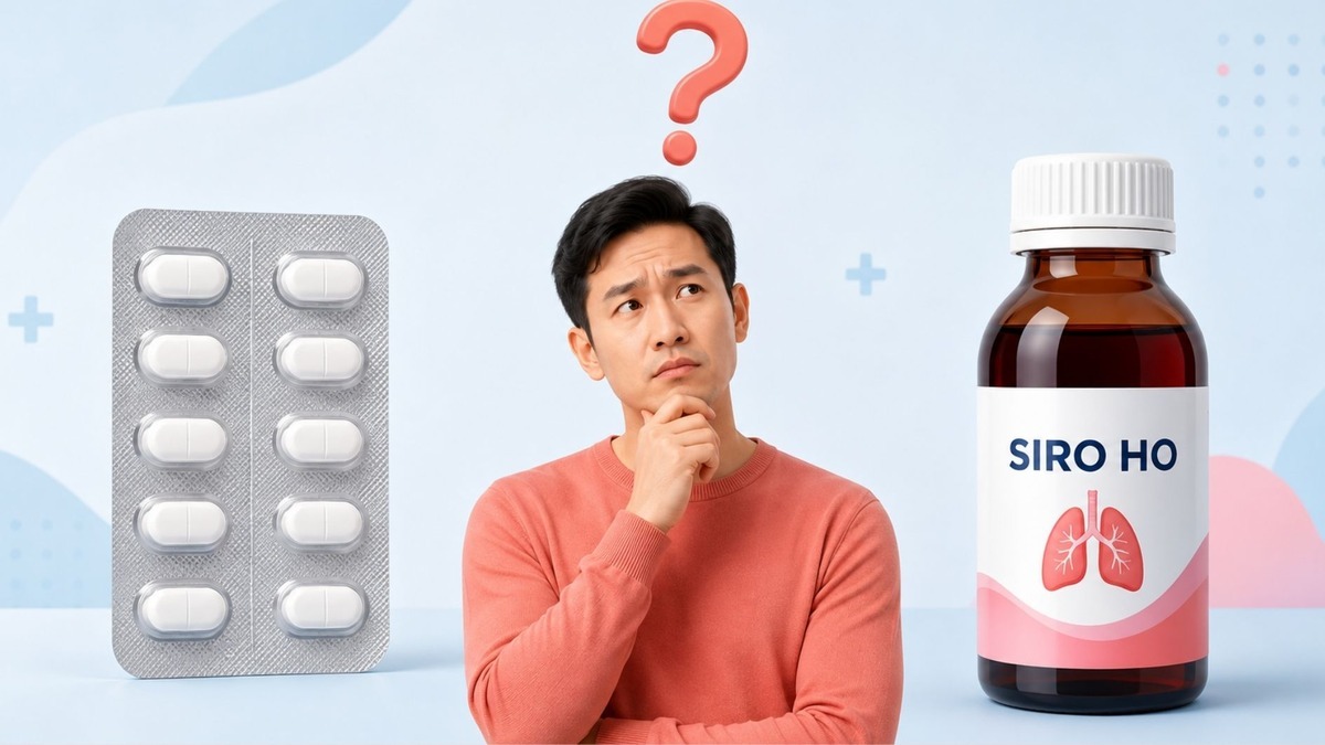 Siro ho uống chung với thuốc tây được không?