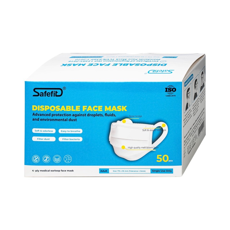 Khẩu trang y tế 4 lớp kháng khuẩn