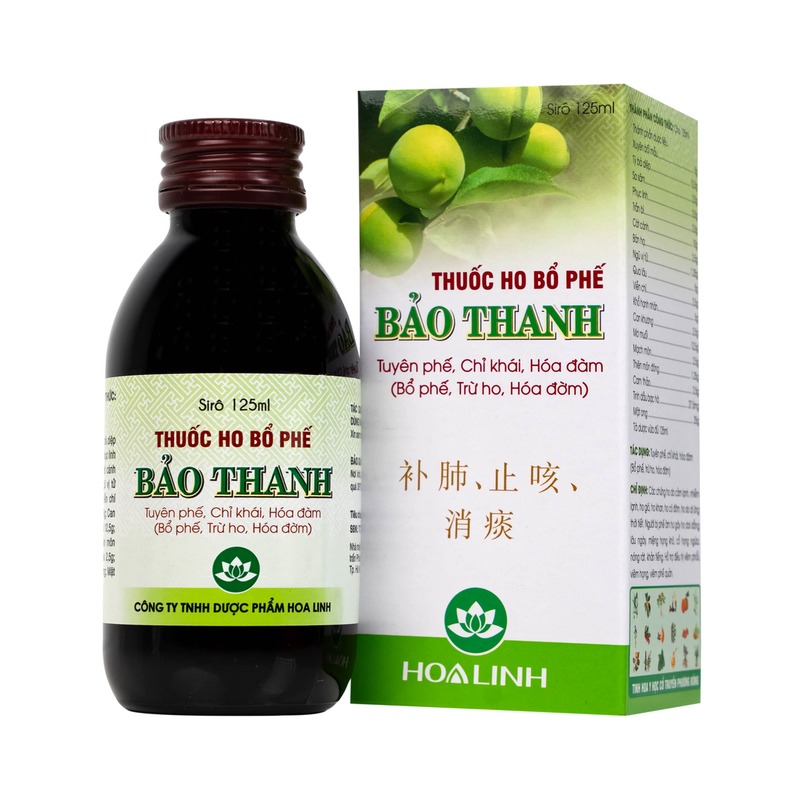 Siro ho thảo dược cho cả gia đình