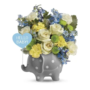 Hoa chào đón bé Sweet Baby Blue