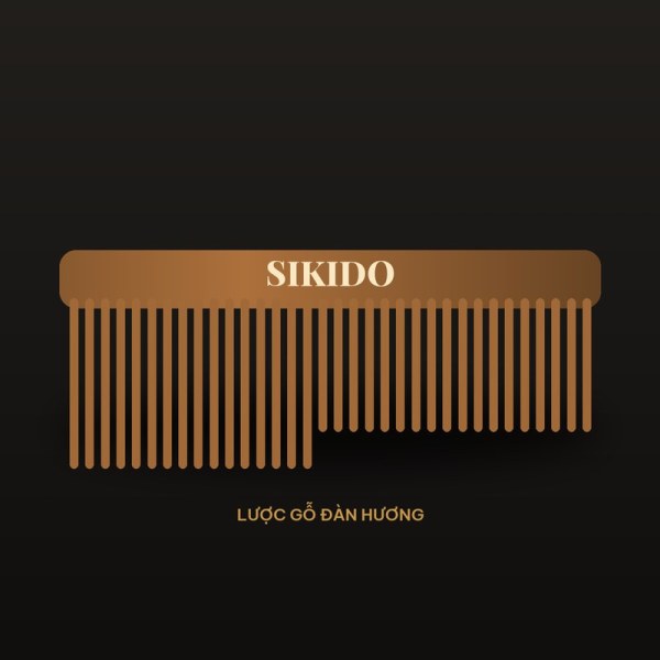 Lược gỗ đàn hương Sikido
