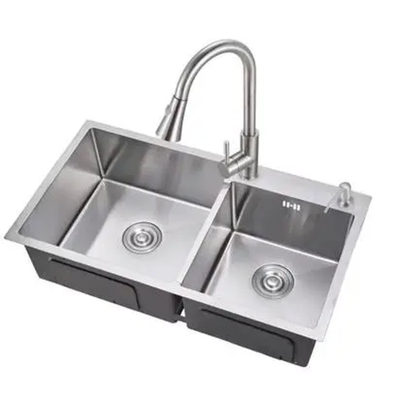 Chậu rửa bát kèm vòi rút SK-K80