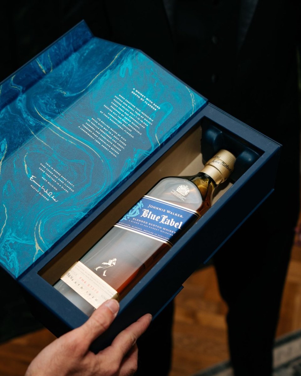 Johnnie Walker Blue Label · Hộp quà