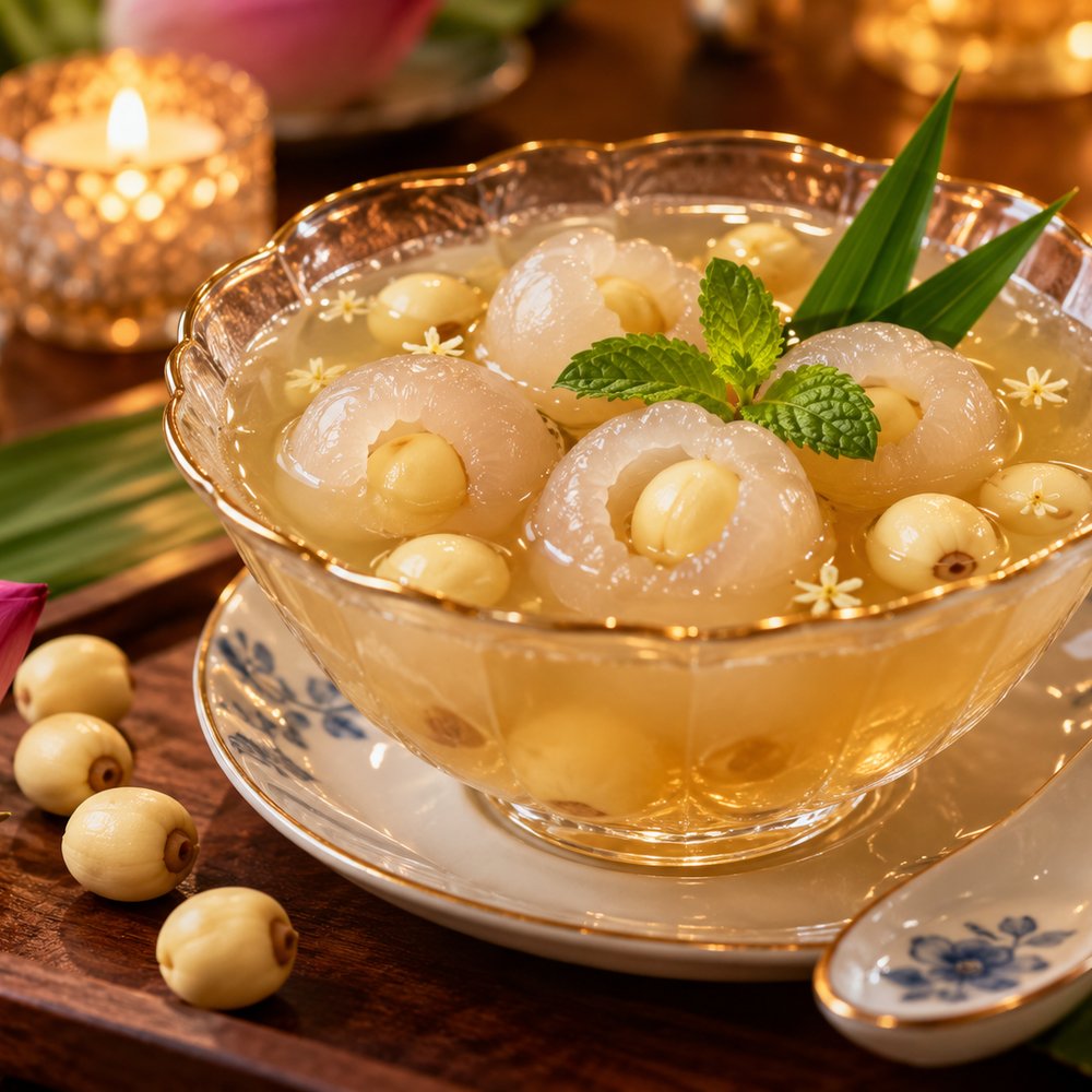 Chè hạt sen long nhãn