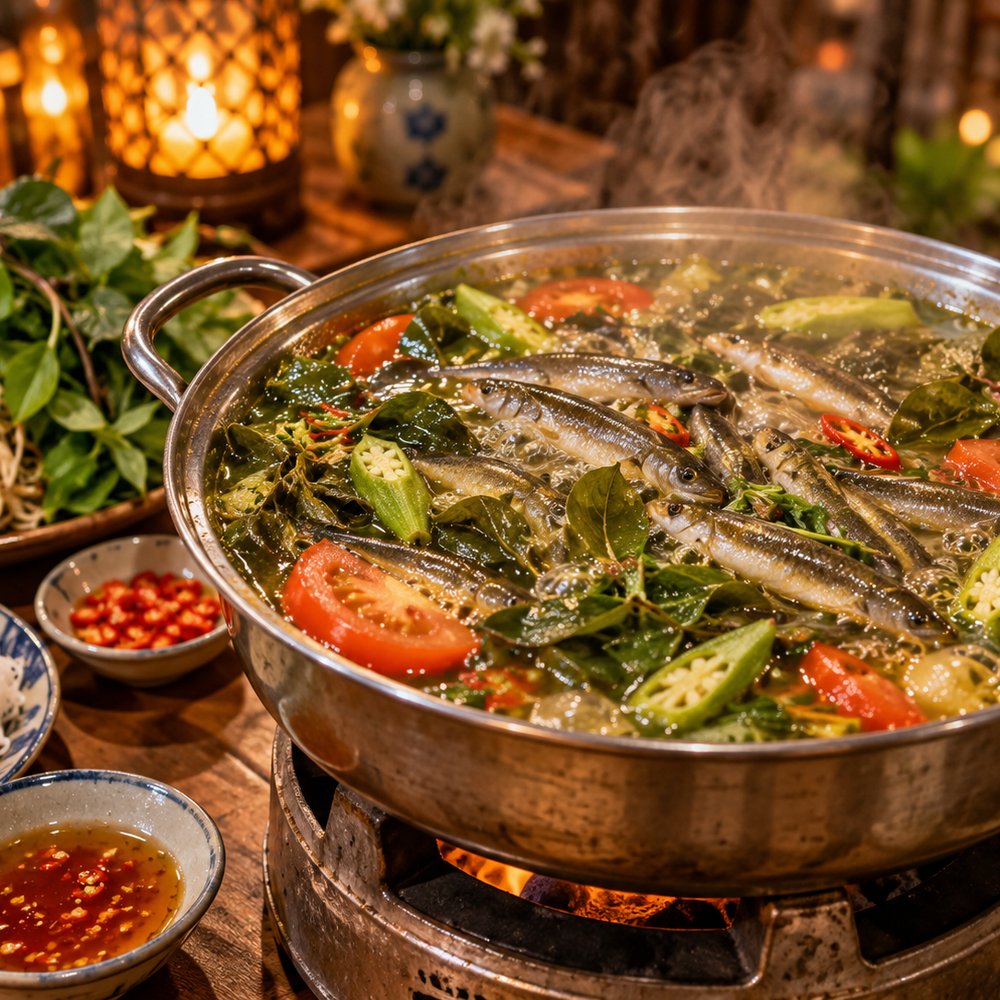 Lẩu cá kèo lá giang
