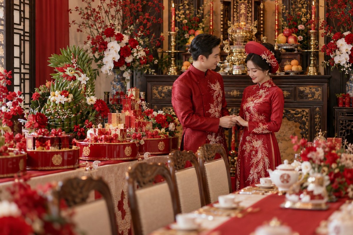 Trang trí lễ gia tiên — ảnh 2