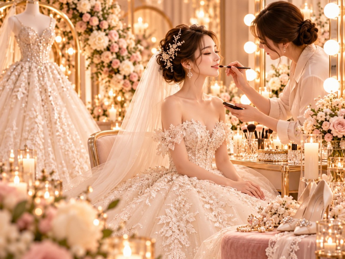 Váy cưới & trang điểm