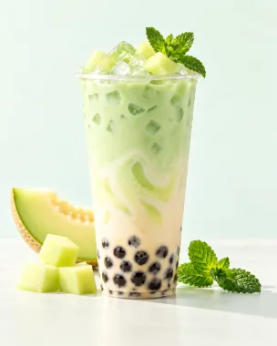 Trà sữa dưa lưới