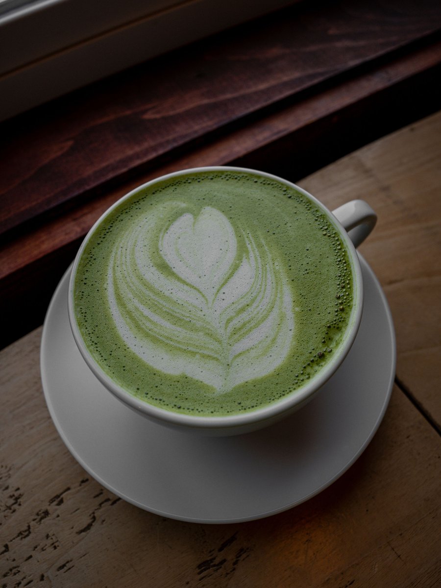Matcha latte nóng