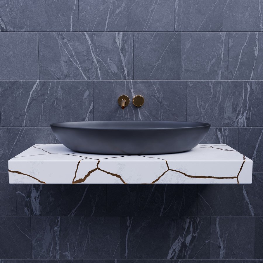 Chậu lavabo đá marble Sikido M2