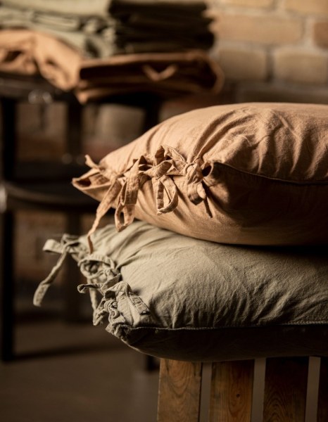 Vỏ Gối Cotton Dệt Đan