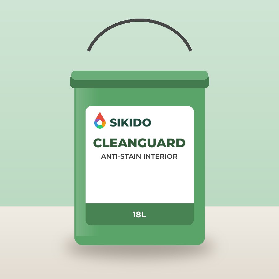 Sơn Sikido CleanGuard Chống Bám Bẩn Kháng Khuẩn Mờ
