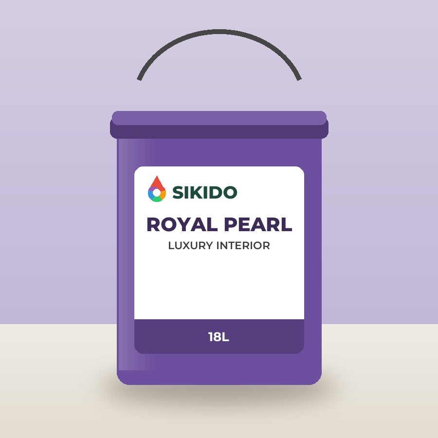 Sơn Nội Thất Sikido Royal Pearl Glow Bóng Mờ