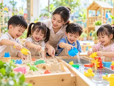 Góc đồ chơi gỗ nước