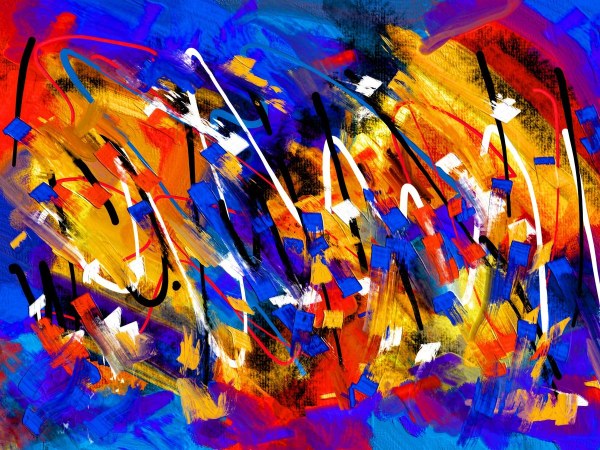 Acrylic trừu tượng