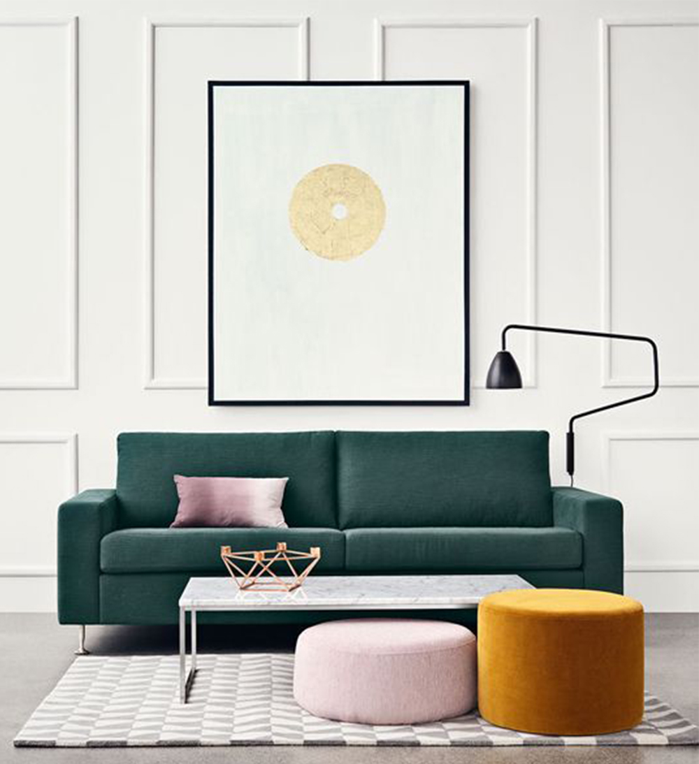 Sofa Đơn Bọc Nỉ Chân Gỗ