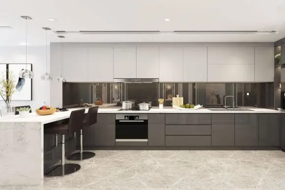 Dự án thiết kế tủ bếp 2