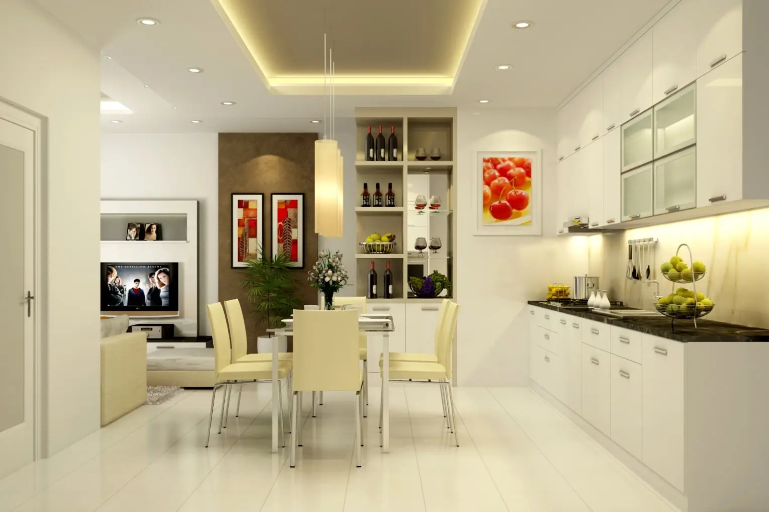 Phòng bếp lịch lãm