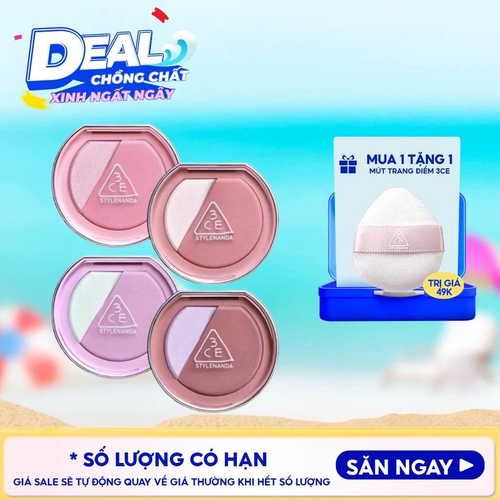 Phấn Má Hồng Bắt Sáng 3CE Blushlighter 9g