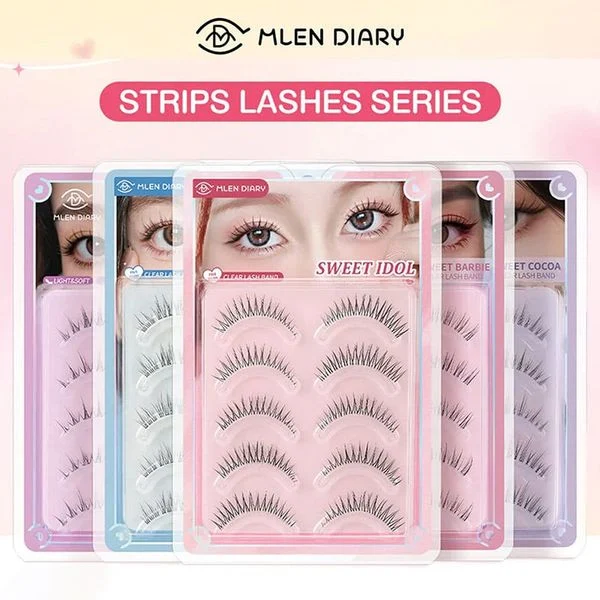 Nhíp Gắp Mi Mlen Diary Chuyên Dụng Chống Dính Purple Non-stick Tweezers
