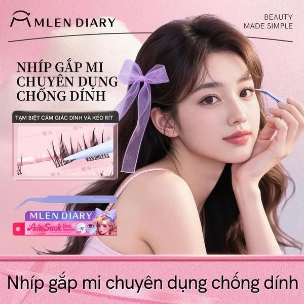 Keo Dán Mi Giả Chuyên Dụng, Nhỏ Gọn, Tiện Lợi Mlen Diary Glue 1.5ml